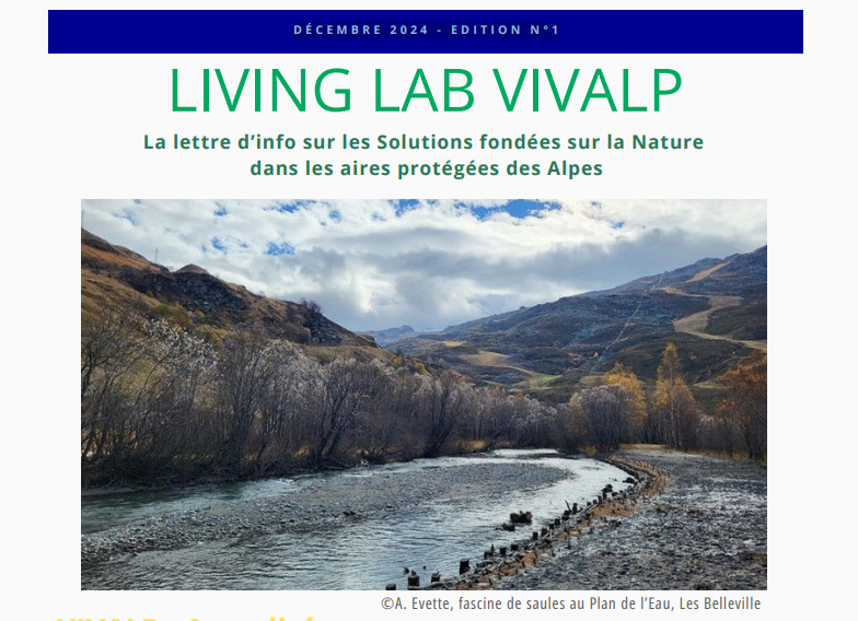 Newsletter Living lab VIVALP – édition n°1 | Décembre 2024