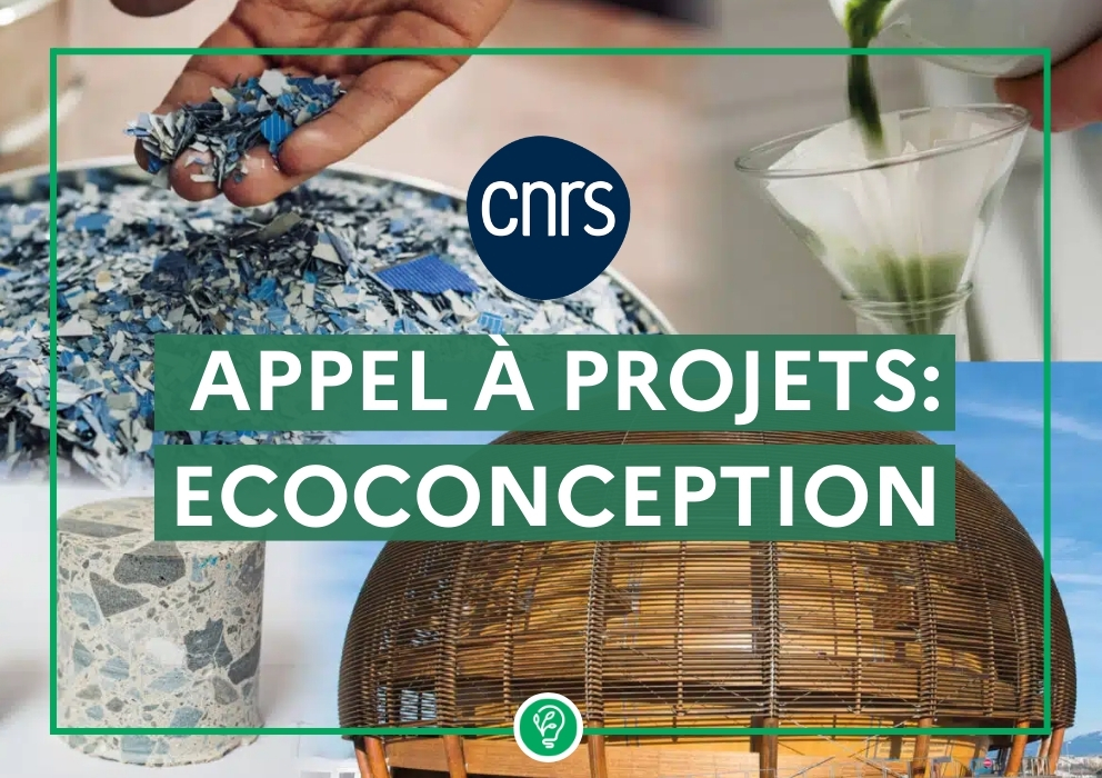  Appel à projets Écoconception : une opportunité de recherche collaborative au CNRS 