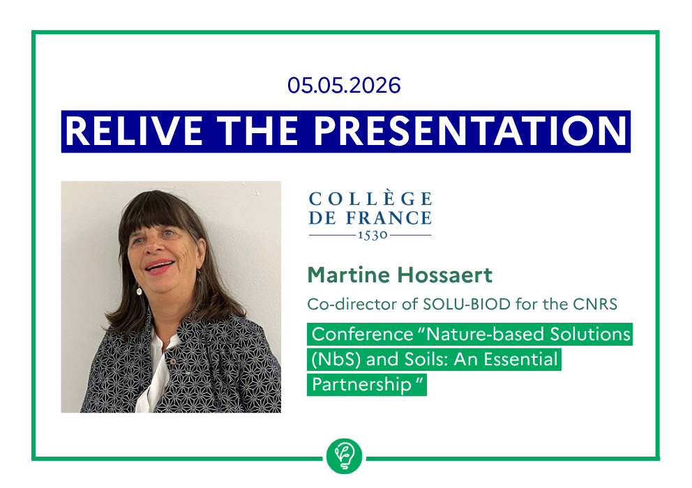  Revivez la présentation de Martine Hossaert lors du Séminaire « Écologie scientifique et chimie du vivant : une symbiose au cœur du développement durable » au Collège de France 